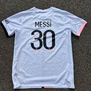 2021/22 PSG Away Jersey #30 Messi Nike Soccer Size L Paris Saint Germain Dri Fit